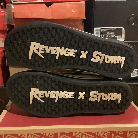 Revenge x Storms Volume 2 High Top Black White Mens Size 9 - Picture 9 of 15